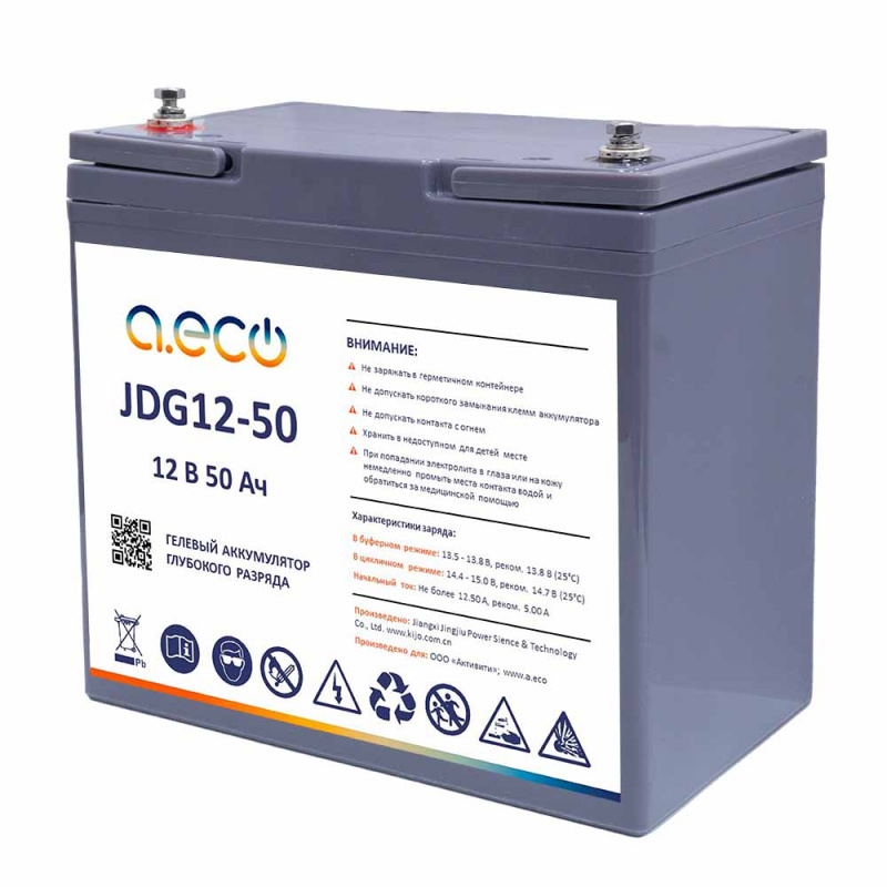 Гелевый аккумулятор JDG-12-50