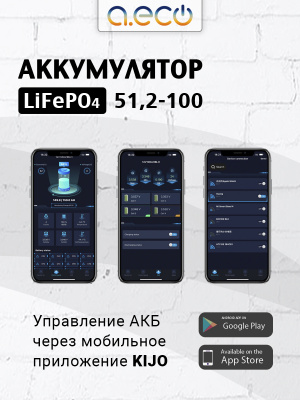 Батарея литий-железо-фосфатная LiFePO4 48-100