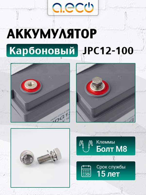 Карбоновый аккумулятор JPC-12-100